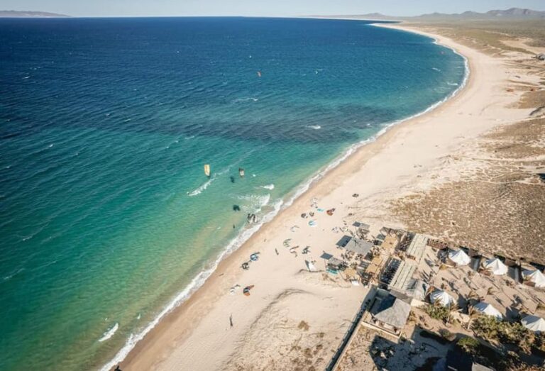 Ariel view of la ventana bcs