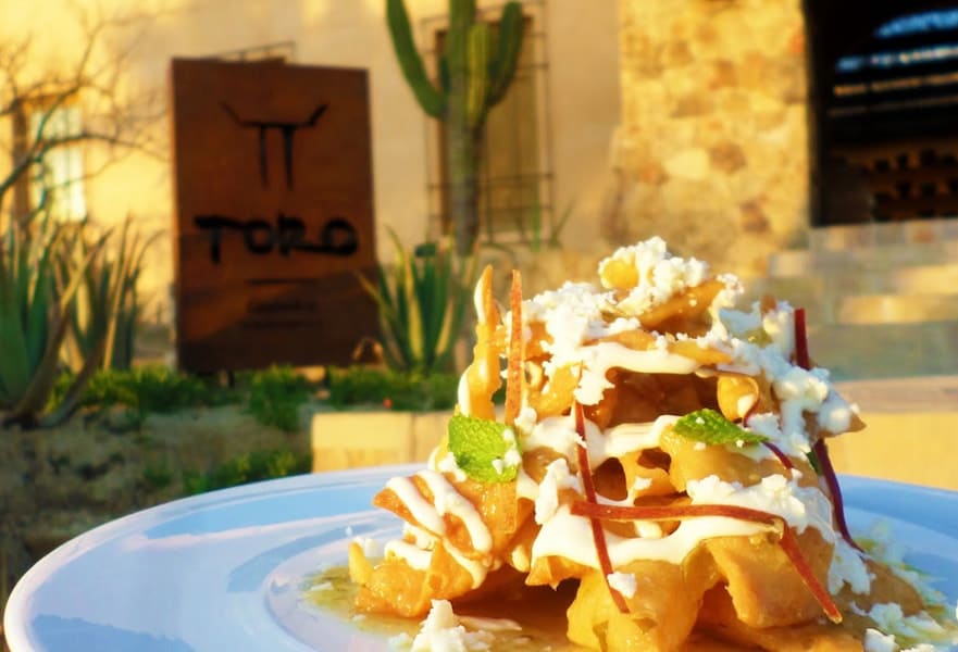 Traditional Mexican dish at Toro Latin Kitchen & Bar in Cabo San Lucas, Mexico